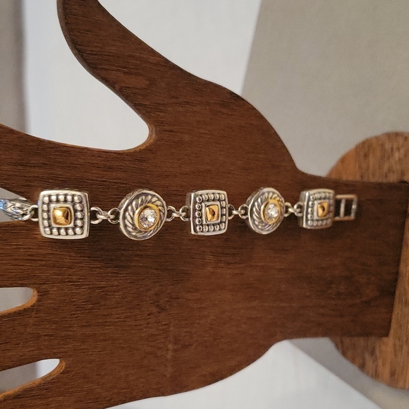 Brighton Bracelet Silver & Gold Plated reversible - Picture 3 of 8